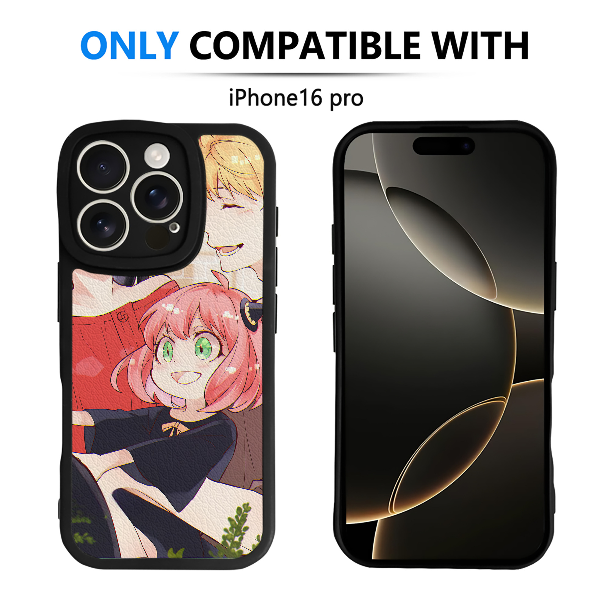 （画像用） SPY×FAMILY间谍家家酒 【iPhone 16シリーズ対応】シリコンスマホケース（レザー調） 材質：シリコン